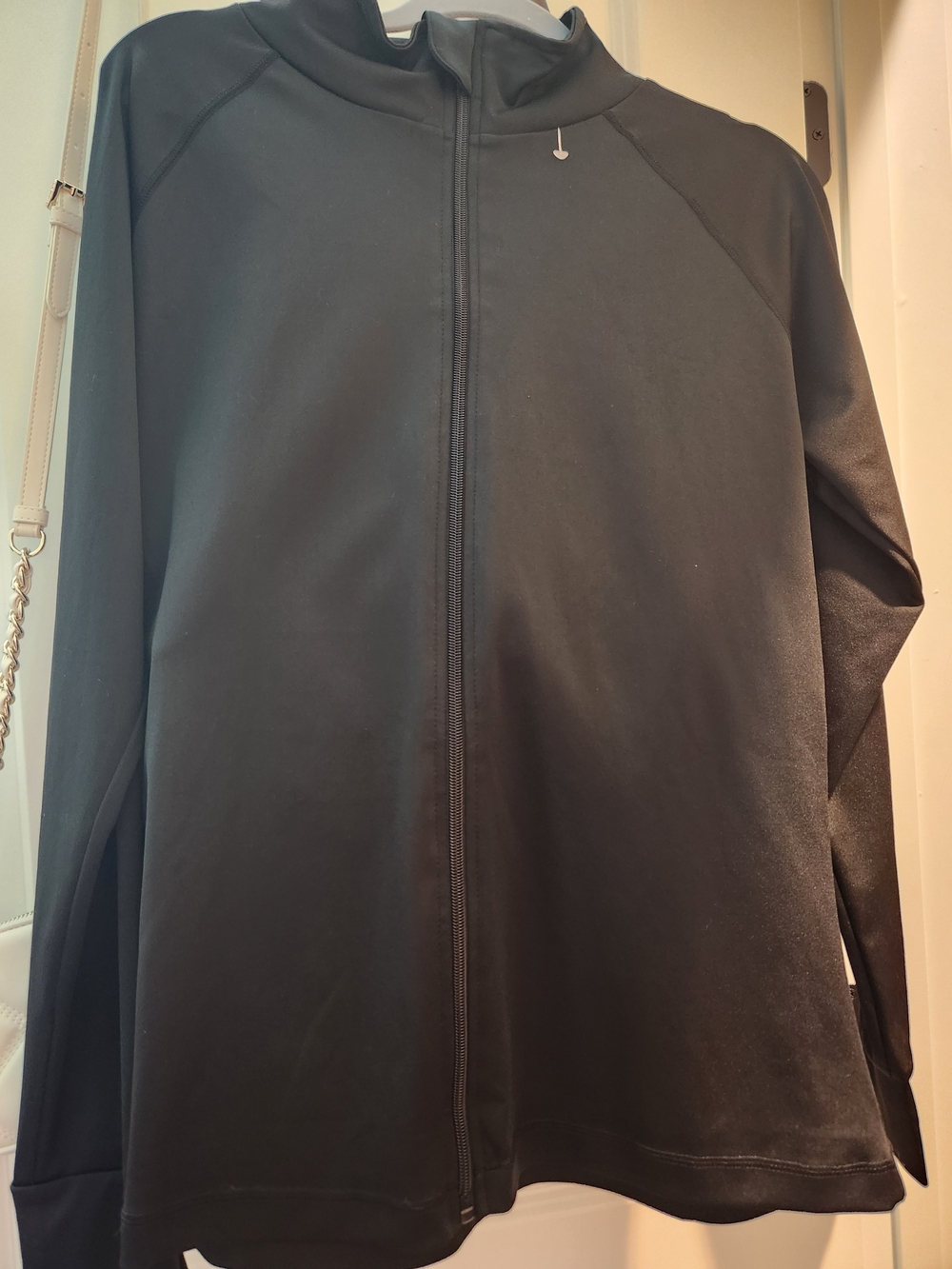 Doublju Black Full-Zip Performance Jacket